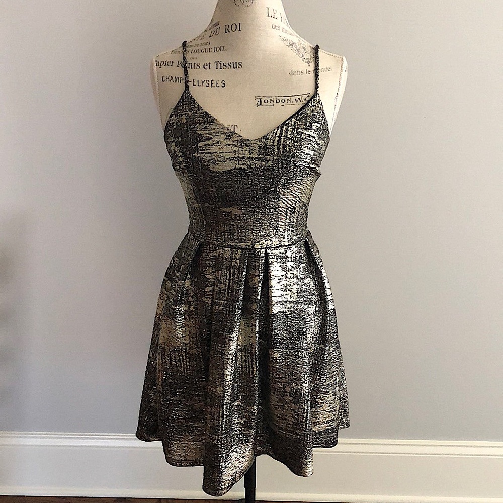 Black and gold dress size small
